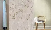 Candice Olson Wallpaper Cork CZ2482 Beige/Gold 36 in X 24 ft Textured NEW $340