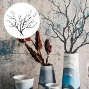 2 Pcs Faux Greenery Stems Artificial Tree Branch Fake Willow Branches Decor