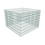 Square Mesh Garden Composter 100cm x 100cm x 70cm Durable Outdoor Compost Bin