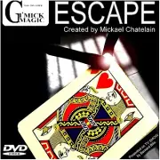 ESCAPE DVD & GIMMICK & PROPS BY MICKAEL CHATELAIN MAGIC CARD TRICK