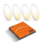 Dimmable Led Ceiling Light 4 Pack, 3000/3500/4000/5000/6500K Selectable 12 In...