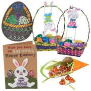 Fun Express Value Easter Craft Kit Assortment - Makes 48