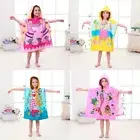 Swimming Changing Hooded Poncho Towel Cloak Towel Towel Robe Bathrobe Hooded