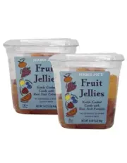 2 Packs Trader Joe’s Fruit Jellies Candy Orange Grape Lemon Blueberry Raspberry