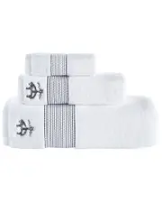 Brooks Brothers Rope Stripe Border 3pc Towel Set