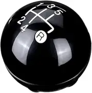 NFGEGPKPHA Car Gear Shift Knob Fit for Fiat 500 500c 2012 2013 5-Speed MT Gearshift Shifter Lever Stick Pen Head Ball POMO Manual Shiftknob Arm
