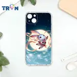 TRON IPHONE 15 PLUS 古風月亮兔子 四角防摔殼 手機殼