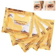 Under Eye Patches Pad Mask 20PCS Gold Gel Anti-Wrinkle Dark Circle Collagen