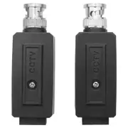 CCTV Camera Coax BNC RJ45 UTP Cat5 Active Video Balun Transceiver Pair black