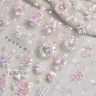 Shell Light Nail Art Decal X'mas Adhesive Slider Gel Slider Manicure Ornament