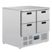 Counter Fridge 4 Drawer Polar G-Series Bench Refrigerator Chilled Storage