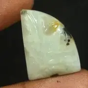 Carving Natural White Moonstone Handcrafted Designer Gemstone 26.15Ct