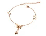 Stainless Steel Rose Gold Anklet