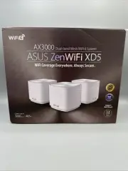Asus ZenWiFi XD5 Whole Home Mesh WiFi 6 Router AX3000 Dual-Band White (3-Pack)