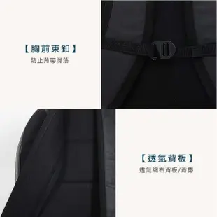 【NIKE 耐吉】大型後背包-肩背包 雙肩包 筆電包 15吋筆電 黑灰白(DN3592-010)