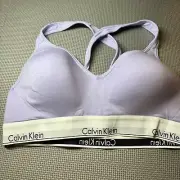 Calvin Klein Bra Bralette Women’s Medium Modern Cotton Lift Purple Lavender