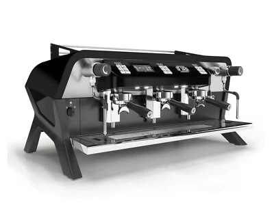SAN REMO F18 3 GROUP BRAND NEW BLACK ESPRESSO COFFEE MACHINE COMMERCIAL CAFE BAR