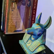 Unique Head of Anubis Handmade Statue by Me