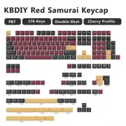 KBDiy 176 Keys/Set Cherry Profile PBT GMK Nautilus Keycaps Double Shot Blue