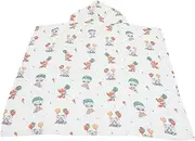 CIMAXIC Hooded Bath Towel Boys and Girls Bath Towel Large and Absorbent Decorative Pattern