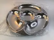 The Wilton Co. company Large Round Pewter Serving 12 3/4" Vintage NEW(K6)