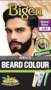 Bigen Men's Beard Color, Natural Black B101