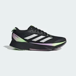 【adidas 愛迪達】Adizero SL 慢跑鞋 運動 訓練 路跑 緩震 柔軟 舒適 愛迪達 黑銀 綠紫(IG3334)