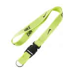 【NIKE 耐吉】識別證帶 DETACHABLE LANYARD 螢光綠 證件帶 吊帶 工作證 掛帶(NIA1771-0NS)