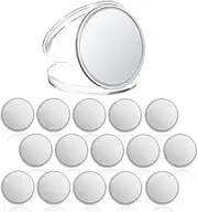 Aswalling 1.6 Inch Engraved Blank Coin Metal Stamped Coin for Engraving Silver 15Piece
