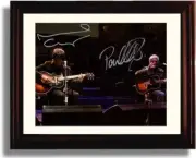 8x10 Framed Paul Weller Autograph Promo Print - Noel Gallagher