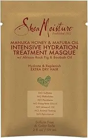 Shea Moisture Manuka Honey & Mafura Oil Intensive Hydration Treatment Masque for Unisex, 2 Ounce