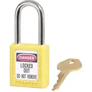 Master Lock Yellow KD Safety Lockout Padlock