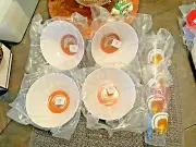 Disney Snoopy Pottery Barn peanuts Bowl + CUP holiday party Thanksgiving SET 8