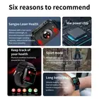 1 Set F100 Wrist Smart Watch Laser-assisted Therapy Step Counting Remote Family