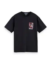 Scotch & Soda Relaxed Fit Graphic Logo Tee