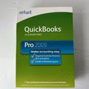 Intuit Quickbooks Accounting Desktop Pro 2009 for PC Window XP ~ NEW / SEALED!