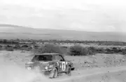 Manjit Singh and Ken Doig Datsun 1800 SSS 1975 Safari Rally Kenya Old Photo 2