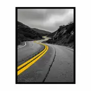 Road Framed Print Fine Art Poster Print