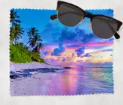 Beach Sunset Sunglasses Cleaning Cloth Reading Glasses Cloth Screen Lens Cleaner