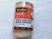 6 x Scotch Sticky Tape 24mm x 66M - New