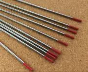 2.4mm x 150mm Red Tungsten 2% Th Thoriated DC Tig Welding Electrode