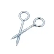 Heavy Duty 6.7 x 114mm Zinc-plated Steel Screw Eye Hooks for Kitchen Garage