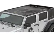 Bestop 52402-11 Sun Bikini Safari Style Mesh Fabric Soft Top for Jeep Wrangler
