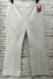 SPANX Kick Flare Pants Women’s Petite Large Bright White