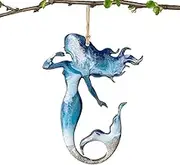 Summer Tree Ornaments, Summer Decorations for Christmas Trees, Resin Blue Sea Beach Tree Decorations, Car Interior Decoration, Veran Coastal Christmas Pendant