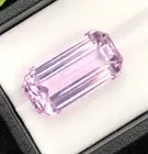 31 Carat Light Pink Color Emerald Cut Kunzite From Afghanistan