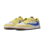 TRAVIS SCOTT X AJ1 LOW OG CANARY藍黃倒鉤DZ4137-700【FASHION SPLY】