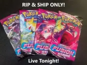 RIP & SHIP 4x Fusion Strike Factory Sealed Booster Packs 2021 Pokémon