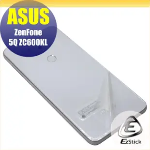 【Ezstick】ASUS ZenFone 5Q ZC600KL 6吋 二代透氣機身保護貼 (機身背貼) DIY 包膜