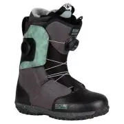 Rome Bodega BOA Women's Snowboard Boots, Black/Teal, W10 MY25